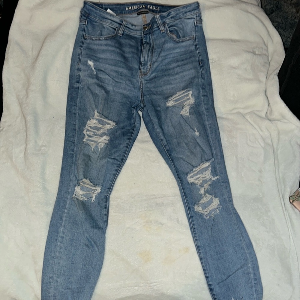 American Eagle Ripped Skinny Jeans